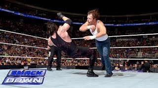 Dean Ambrose vs Kane SmackDown June 20 2014 [upl. by Auhs]