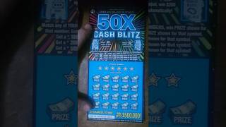 10 50 x cash blitz nj scratcher ticket [upl. by Eninej811]