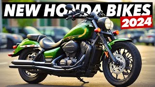 Top 7 NEW Honda Motorcycles For 2024 [upl. by Maharva]