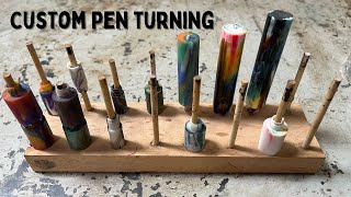 Custom Pen Turning Livestream [upl. by Cirted]