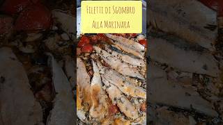 Filetto di Sgombro asmr ricettadelgiorno pesceincucina cucinarepesce cagliarifood cucinasarda [upl. by Gnim29]