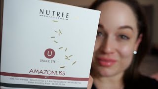 Nutree Amazonliss Keratin Treatment  PRODUCT REVIEW keratintreatment haircare review [upl. by Suivatnad638]