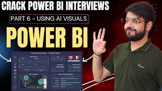 Power BI AI Visuals Power BI Finance Reporting Project  Part 6 [upl. by Sindee]