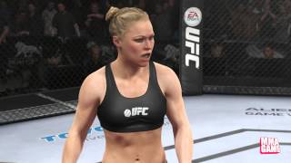 Ronda Rousey vs Cat Zingano UFC 184  EA Sports UFC Fight Prediction [upl. by Atsirtal]