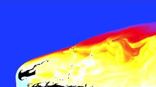 Supercomputer Simulation of Chelyabinsklike Asteroid Entering Earth’s Atmosphere [upl. by Raynell535]