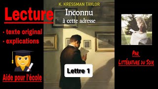 1  2 Inconnu à cette adresse  lecture et explication des lettres 1 et 2 [upl. by Lebatsirhc]