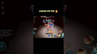 Yin VS Lukas 🔥 mlbb mobilelegends [upl. by Yorick]