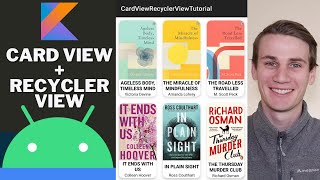 CardView in RecyclerView Android Studio Kotlin Tutorial [upl. by Ingraham]