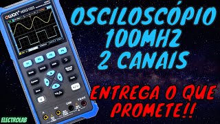 100MHz REAIS e testados de banda Osciloscópio OWON 2 canais  Multímetro  Gerador de Funções [upl. by Repip]