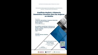 Seminario Violencia doméstica e ingresos laborarles [upl. by Clarine296]