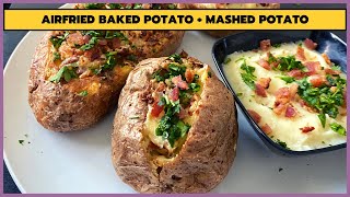 Air fryer Baked Potato  Mashed potato  Lutong bahay [upl. by Etnom]