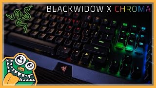 Razer BlackWidow X Chroma  Review and Unboxing [upl. by Derron]