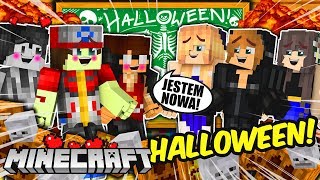 🎃💀HALLOWEEN W SZKOLE potwory i duchy  MINECRAFT EKSTRA SZKOŁA HALLOWEEN [upl. by Anirbac]