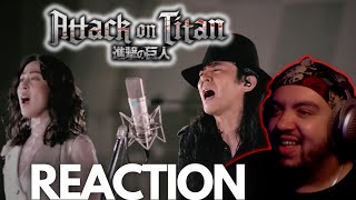 Attack on Titan Suite Hiroyuki Sawano Project emU Reaction [upl. by Lihka]