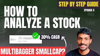 Stock Analysis Made Easy  Part 5  Step by Step Demo on How to Analyse a Stock [upl. by Vashtee]