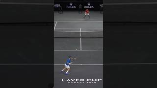 INCREDIBLE Federer and Kyrgios point 😱 [upl. by Analak]