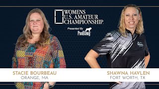 Stacie Bourbeau VS Shawna Havlen  2024 Womens US Amateur Championship [upl. by Laroc]