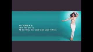 Glee cast karaoke  To love you more lyrics on screen [upl. by Lewanna]