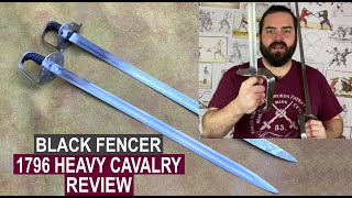 Black Fencer 1796 Heavy Cavalry Sword Review [upl. by Ailecara274]