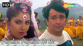 Payaliya Payaliya Ho Ho  Divya Bharti Rishi Kapoor Hit Songs  Alka Yagnik Romantic Song  Deewana [upl. by Gallenz837]