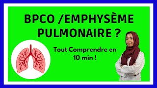 BPCO  EMPHYSEME PULMONAIRE  Symptômes Causes Traitement en 10 min [upl. by Netsirhk]