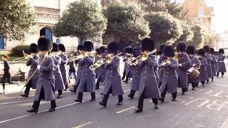 Changing the Guard at Windsor Castle  Wednesday the 11th of January 2017 [upl. by Alim]