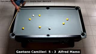 Gaetano Camilleri vs Alfred Mamo  Euro O60 Ranking Tournament 4  Quarter final [upl. by Nylra808]