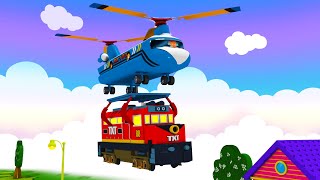 Lets Help  Toy Factory Cargo Track City Cartoon for Children  Trains [upl. by Osman720]