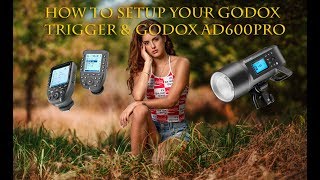 How to setup your Godox Trigger amp AD600pro BTS FROM SHOOT [upl. by Skipp933]