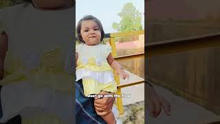 trisha playing with father reelsinstagram babygirl babyinfluencer trends cute reelsvideo [upl. by Las]