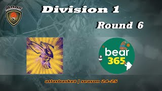 Atlasbasket  Div 1Round 6  ΣΚΟΥΡΚΟΙ vs BEAR 365 [upl. by Tara]