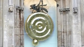 The Corpus Clock amp Chronophage in Cambridge [upl. by Ahsitahs463]