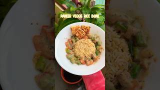 Paneer Veggie Rice Bowl  Healthy Rice Bowl  No Onion No garlic recipe  Chaumasa Recipe asmr yt [upl. by Godfrey301]