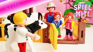 Playmobil Film Deutsch  Kita Gruppe auf dem Playmobil Bauernhof  Playmobil Story [upl. by Arakahs]