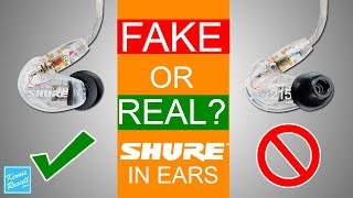 How to Spot Fake Shure In Ears [upl. by Amitie]