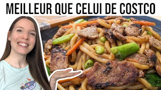 Sauté de Nouilles Udon Teriyaki  Facile et Rapide  HOP DANS LE WOK [upl. by Lange209]