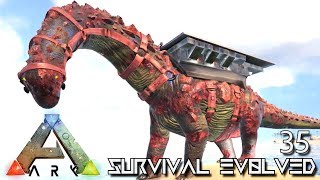 ARK SURVIVAL EVOLVED  ZOMBIE TITANOSAUR BOSS KILLER E35   PUGNACIA PARADOS [upl. by Altman]