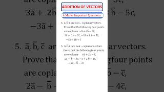 TS Inter Maths 1A Addition of Vectors SAQS For Shorts PART 1 [upl. by Brenner]