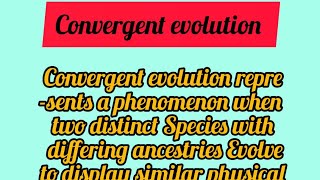 Convergent evolution shortsfeed shorts shorstvideo [upl. by Cordula640]