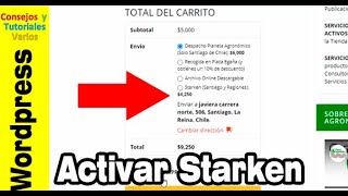 Cómo activar Starken para que haga los cálculos de envío [upl. by Scheider]