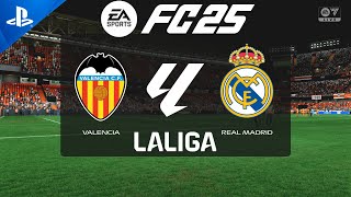 FC 25  Valencia vs Real Madrid  La Liga 2425  PS5 Full Match [upl. by Nytsrik166]