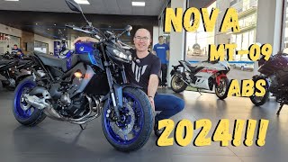 NOVA YAMAHA MT09 ABS 2024 JÁ A VENDA EM TODO O BRASIL [upl. by Selwyn]