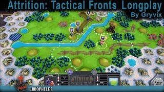 Attrition Tactical Fronts  Full Playthrough  Longplay no commentary [upl. by Eyma]