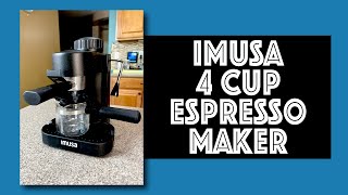 IMUSA 4 Cup Espresso Maker Review [upl. by Alrich]