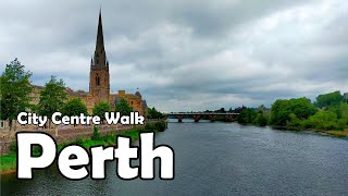 Perth City Centre Walk【4K】 Lets Walk 2021 [upl. by Stefanie]