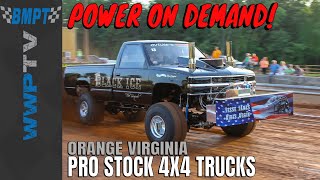 PRO STOCK 4X4 TRUCKS pulling at Orange June 16 2018 [upl. by Fox189]