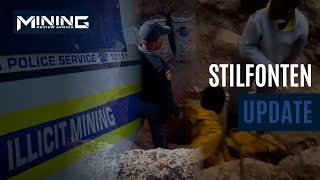 Standoff between police and illegal miners in Stilfontein continues [upl. by Ivek]