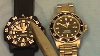 LumiNox Versus Rolex [upl. by Lyckman]