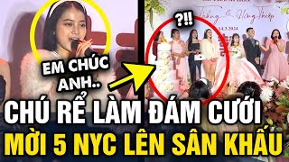 Độc lạ đám cưới chú rể MỜI 5 NYC dự đám cưới còn lên sân khấu CHÚC PHÚC cho 2 vc  Tin 3 Phút [upl. by Rosanne]