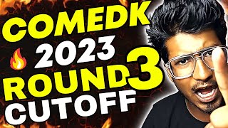 COMEDK 2023  COMEDK Round 3 Predicted Cutoff  Round 2 Decision making [upl. by Nerti]